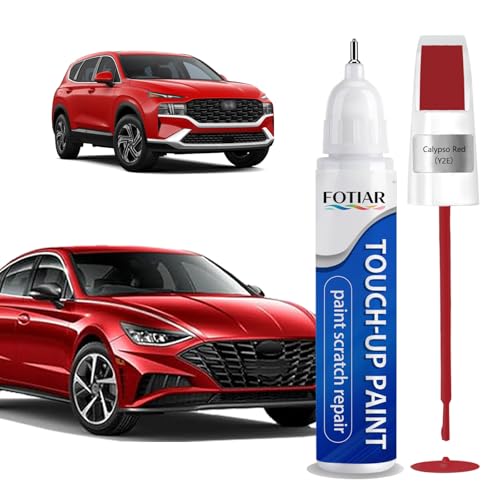 Touch Up Paint for Hyundai Calypso Red Y2E Paint Code Scratch Repair - color: Calypso Red (Y2E)