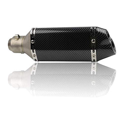 FLYPIG Slip On Exhaust Muffler Pipe 1.5-2" Inlet for Sport Street Dirt Bike