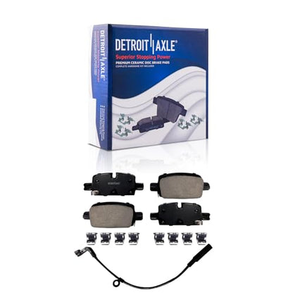 Detroit Axle - 8pc Brake Kit for 2021 GMC Yukon XL Cadillac Escalade ESV - size: 8PR53657/KIT