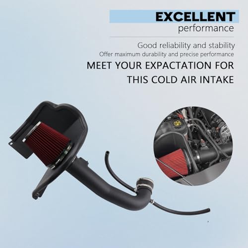 Cold Air Intake Compatible With 2014-2018 Chevy GMC Cadillac 5.3L 6.2L V8 (Silverado 1500, Suburban, Tahoe, Sierra 1500, Yukon, Yukon, Escalade) - size: Chevy GMC Cadillac Cold Air Intake 5.3L 6.2L