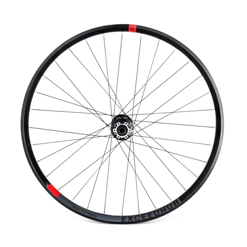 27.5"/29" Thru Axle Boost Mountain Bike Wheelset, Ultralight Aluminum Alloy Rim 32H Bike Wheels, Front 15 * 110mm Rear 12 * 148mm Disc Brake MTB WheelSet, Fit 8/9/10/11 Speed Cassette - size: 27.5" Front Wheel