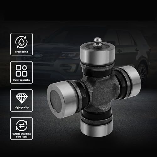 Driveshaft Universal Joints 5-1510X Compatible with 1990-2004 Toyota 4Runner 2WD, Greasable U joint 1.142"x2.047"