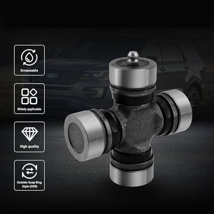 Driveshaft Universal Joints 5-1510X Compatible with 1990-2004 Toyota 4Runner 2WD, Greasable U joint 1.142"x2.047"