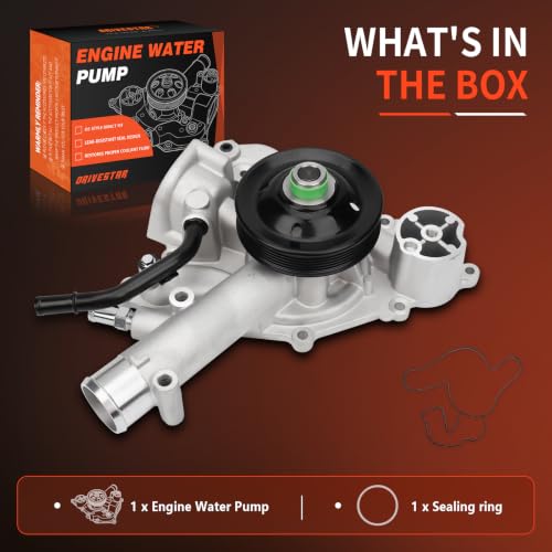 AW6341 Engine Water Pump Kit for Ram 1500 2500 3500 5.7L - size: AW6341