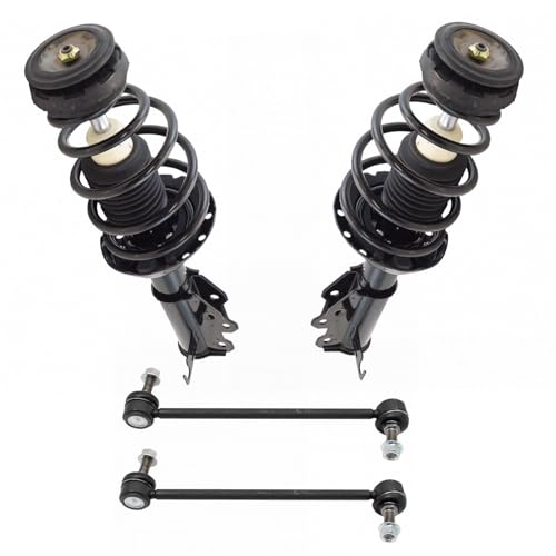 TRQ Front Suspension Kit Complete Strut & Coil Spring Assembly Sway Bar - style: SCA34839