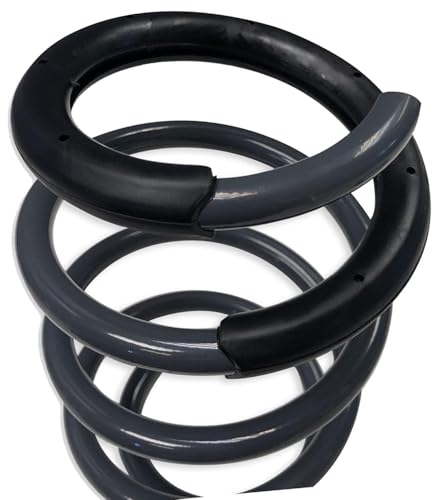4PCS Car Truck Offroad Universal Coil Spring Silencer Insulator Rubber Sleeve Front Rear Lower Suspension Noise Reducer Protector,suitable only for small cars and small SUVs - color: car