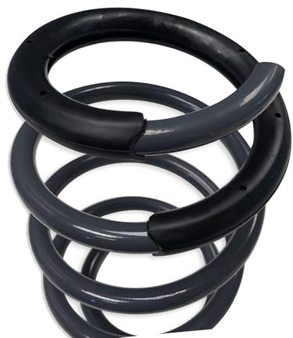 4PCS Car Truck Offroad Universal Coil Spring Silencer Insulator Rubber Sleeve Front Rear Lower Suspension Noise Reducer Protector,suitable only for small cars and small SUVs - color: car
