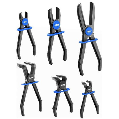 OMT Hose Pinch Off Pliers Set, 6Pc Line Clamp With Straight & 90° Pliers - style: Straight and Angled