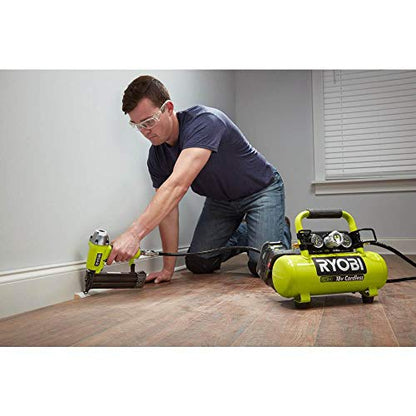 ONEAND 1 GAL. 120 PSI Portable 18V Horizontal AIR Compressor 0.5 CFM at 90 PSI