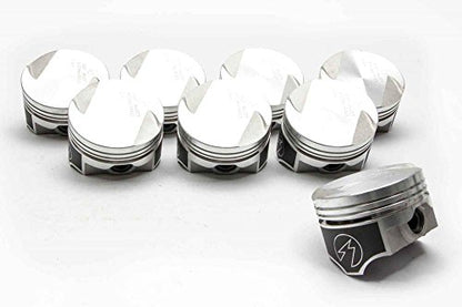 Set of (8) Sealed Power L2379F +.030 over size Pistons & Moly ring set compatible with Ford Mercury 351C Cleveland. 4.030 Bore diameter.