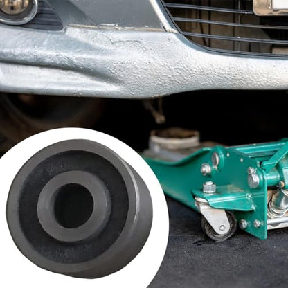 Front Wheel Metal Caster Spare Parts Replacement with 20mm Hole for 3T Hydrauli Horizontal Jack Accessory Black Sturdy, 62mm