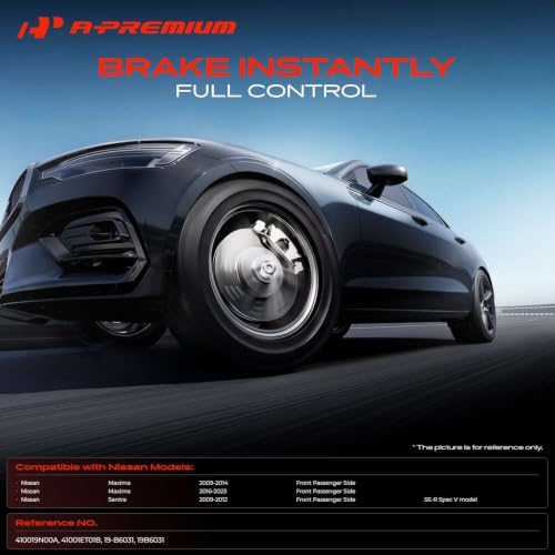 A-Premium Front Right Passenger Disc Brake Caliper with Bracket