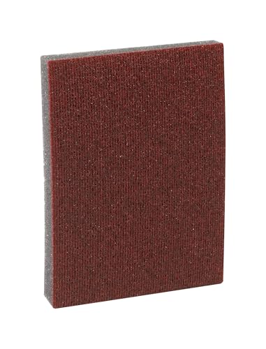 3M Pro-Pad Sanding Sponge 2.88 in x 4 in x .5 in, 80 Grit, 54-Pack, Brown - style: 80 Grit