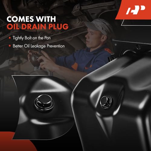A-Premium Engine Oil Pan Sump with Drain Plug