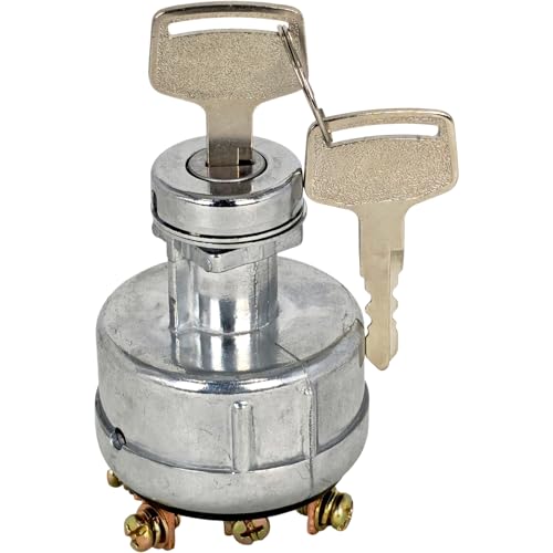 XYZIL 91204-17400 91205-14900 91106-07400 Ignition Key Switch Compatible with Mitsubishi Caterpillar Forklift