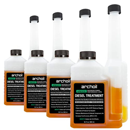 Archoil AR6500 Diesel Treatment (10.1 oz) - Four Pack - Treats 400 Gallons - Additive for All Diesel Vehicles… - size: 10.1 oz Four Pack