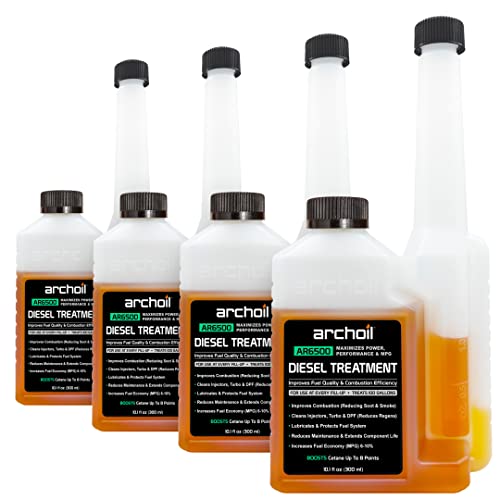 Archoil AR6500 Diesel Treatment (10.1 oz) - Four Pack - Treats 400 Gallons - Additive for All Diesel Vehicles… - size: 10.1 oz Four Pack