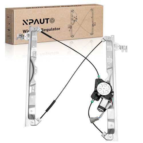 NPAUTO Front Left Driver Side Power Window Regulator with Motor Replacement for 04-15 Nissan Titan, Nissan Armada, Infiniti QX56, 2004 2005 2006 2007 2008 2009 2010 2011 2012 2013 2014 2015, 748-524 - style: Front Driver Side