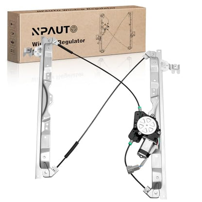 NPAUTO Front Left Driver Side Power Window Regulator with Motor Replacement for 04-15 Nissan Titan, Nissan Armada, Infiniti QX56, 2004 2005 2006 2007 2008 2009 2010 2011 2012 2013 2014 2015, 748-524 - style: Front Driver Side