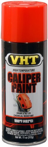 VHT (SP733-6 PK Real Orange High Temperature Brake Caliper Paint - 11 oz. Aerosol, (Case of 6)