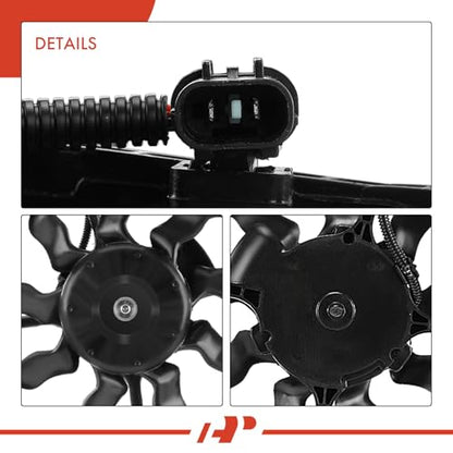 A-Premium Right Engine Radiator Cooling Fan Assembly