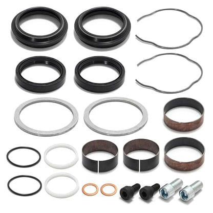 TOFR Front End Fork Leg Rebuild Seals Boots Kit 49mm for Harley FLH/T 14-18