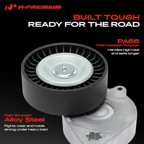 A-Premium Belt Tensioner Assembly with Pulley Compatible with Mercedes-Benz - style: 39207