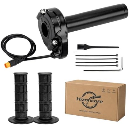 Full Twist Throttle for Macfox, Surron Throttle Grip for HappyRun Qlife - color: Black