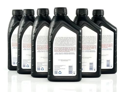 ACDelco GM Original Equipment 10-9277 (19370138) dexosD™ 0W-20 Diesel Motor Oil - 1 qt (Pack of 6) - size: 6 quart (Pack of 6)
