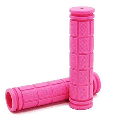 Bike Handlebar Grips with Tassel for Girls Boys and Kids - color: Pink