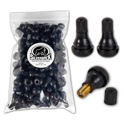Silverback TR412 Snap-in Tire Valve Stems, Pack of 100 - size: TR412