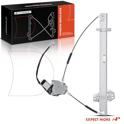 A-Premium Front Passenger Side Power Window Regulator with Motor (2-Pin) - size: Front Passenger Side
