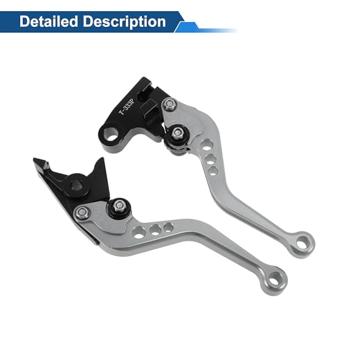 Short Brake Clutch Levers for Triumph Tiger 800 XC/XCX 2015-2018 - color: Titanium Tone