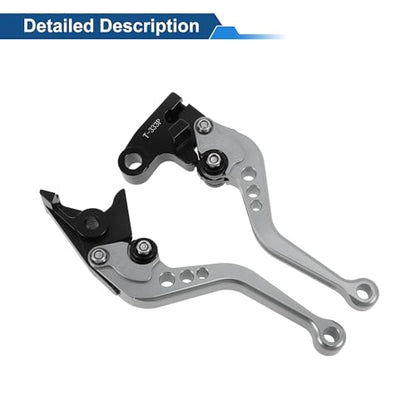 Short Brake Clutch Levers for Triumph Tiger 800 XC/XCX 2015-2018 - color: Titanium Tone