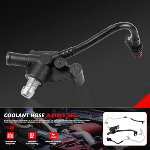 2782000100 3-Piece Turbo Coolant Line Kit for Mercedes-Benz - size: 3PCS Coolant Hose