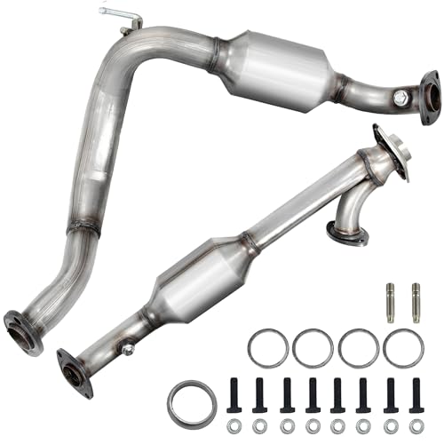 JT Exhaust Catalytic Converter Compatible with Toyota 4Runner 2003-2012, Cruiser 2007-2012 4.0L(Rear right and left)(EPA Compliant) - size: for 2003-2012 4Runner 4.0L Rear SET