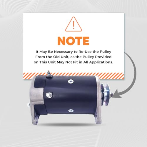 23A 12V Starter Generator for Club Car DS FE290 FE350 1996-up Golf Cart |Club CAR Precedent 2004-2015 | 1-Yr Warranty || 1018337-01 101833701CC 15404 G096503 GHI0001 308-102 SG806 34175101 420-46001