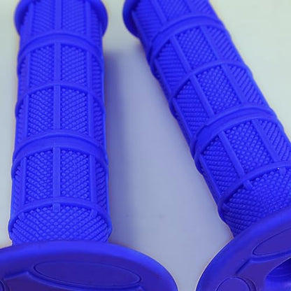 7/8" Handlebar Grips for 50cc-125cc CRF70 CRF80 TRX450 TTR90 TTR110 TTR125 PW80 RM80 DR650 KLX250 KLX300 KX65 SSR125 Pit Dirt Bike ATV Quad Motocross Motorcycles CT100U CT200U Mini Bike - color: Blue