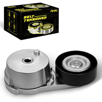 Oktiger Upgraded Belt Tensioner Assembly with Pulley Fit for Chevy Malibu 2013-2021, Impala 2014-2019, Blazer 2019-2021 2.5L, Traverse 2018-2019 2.0L, for Buick Regal 2014-2017 2.0L, OE# 39350 - size: 39350