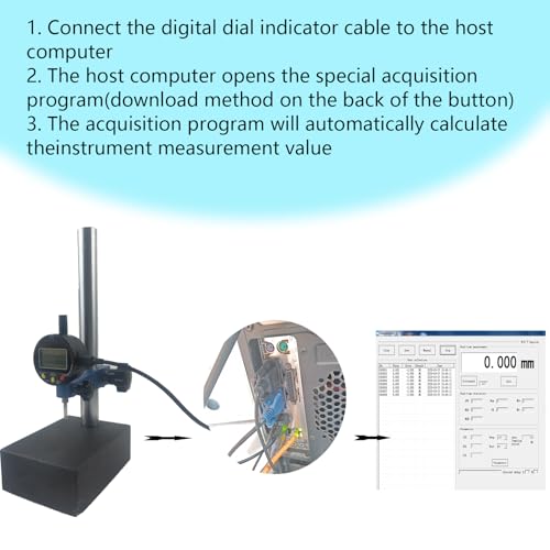 Professional Measuring Instruments for Digital Dial Indicator，Model Rs211, Cord Length 98 in - size: data cable R211