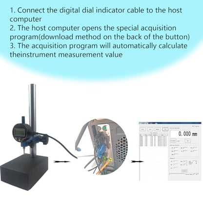 Professional Measuring Instruments for Digital Dial Indicator，Model Rs211, Cord Length 98 in - size: data cable R211