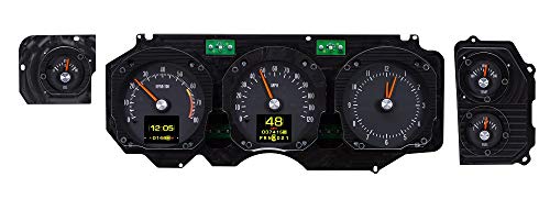 Dakota Digital RTX-70C-CVL-X Retrotech Gauge Instrument System Compatible with 1970-72 Chevy Chevelle SS/Monte Carlo/El Camino and 1971 GMC Spring SP