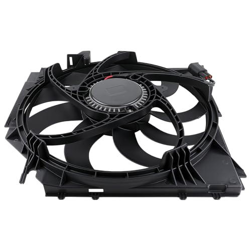 AUTOKAY Radiator Cooling Fan Assembly for BMW E83 X3 04-10, Brushless Motor