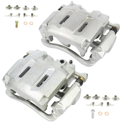 cciyu Front Left & Right Disc Brake Calipers Assembly 18-B5023 18-B5022 - size: Front[18-B5023+18-B5022]