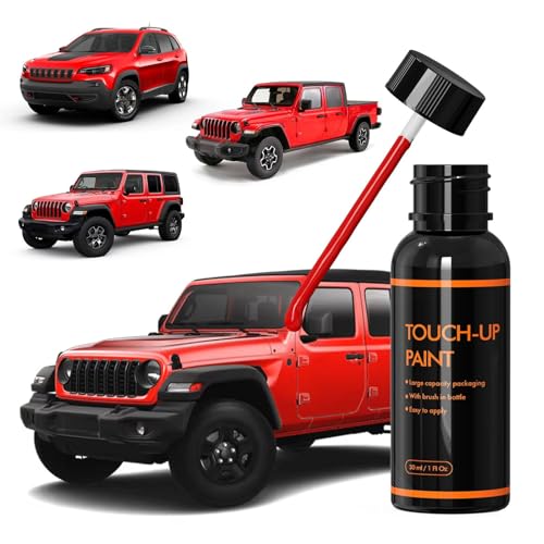 PRC Firecracker Red Touch Up Paint for Jeep, Automotive Paints - color: PRC Firecracker Red