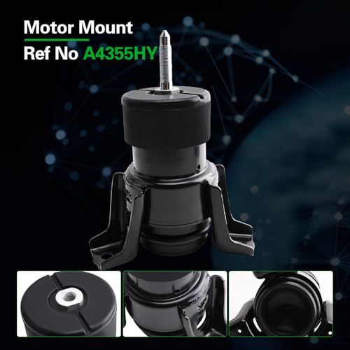 Engine Motor Mount and Transmission Mount kit Compatible with Altima - size: A4355HY A4365HY A4356HY A7362 A7386 A7383