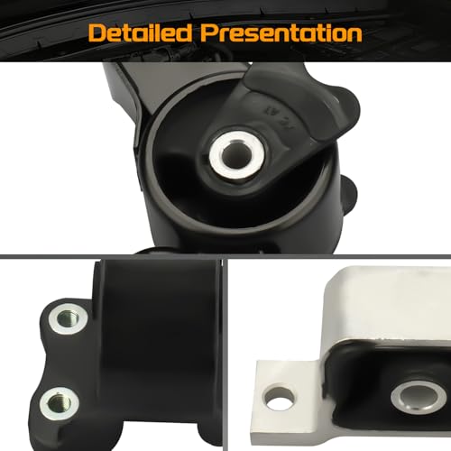 Engine Motor Mount & Transmission Mount Set Compatible with Honda CR-V 2002-2006 2.4L (Automatic Transmission) Replace# A4504 A4506 A6596 A6597