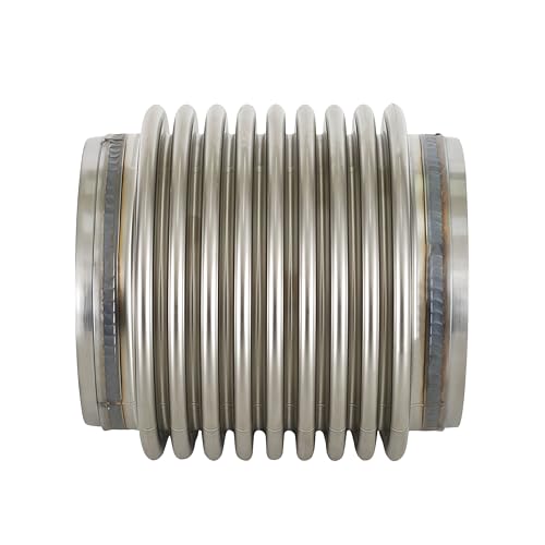 3.5" ID Exhaust Flex Bellows T304 Stainless Steel Length 4" Flex Joints and Connectors - size: 3.5" X 4"