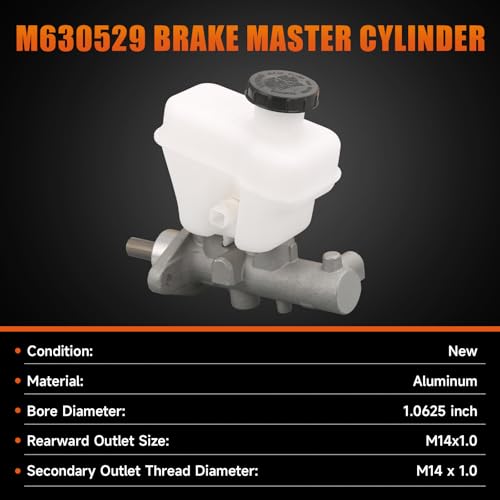 M630529 Brake Master Cylinder with Reservoir and Cap Compatible with Ford Mazda and Mercury For Escape 2009-2012 Tribute 2008-2011 Mariner 2009-2011 Replace 9L8Z2140A