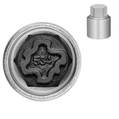 534 Wheel Locking Nut Key for VW, Socket Adapter (OD 28mm-ID 25mm) - size: Socket 534